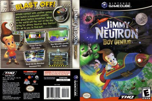 Jimmy Neutron Boy Genius Cover - Click for full size image